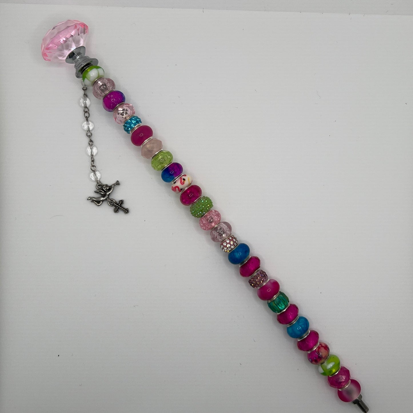 Garden Stake / Magic Wand - Pink, Green, Blue