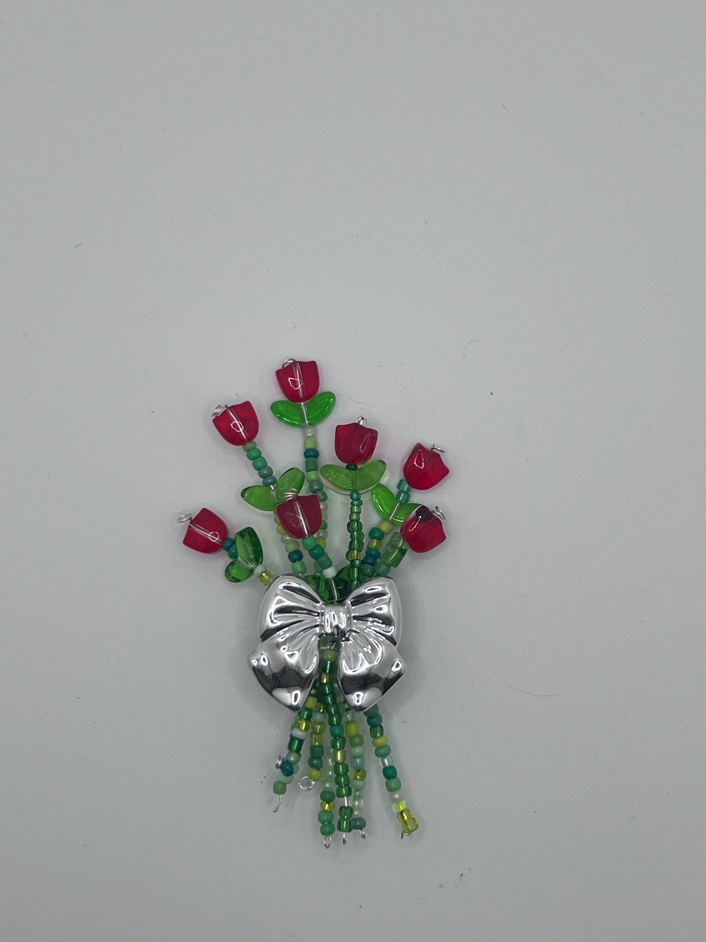 Floral Bouquet Magnet with Bow 831