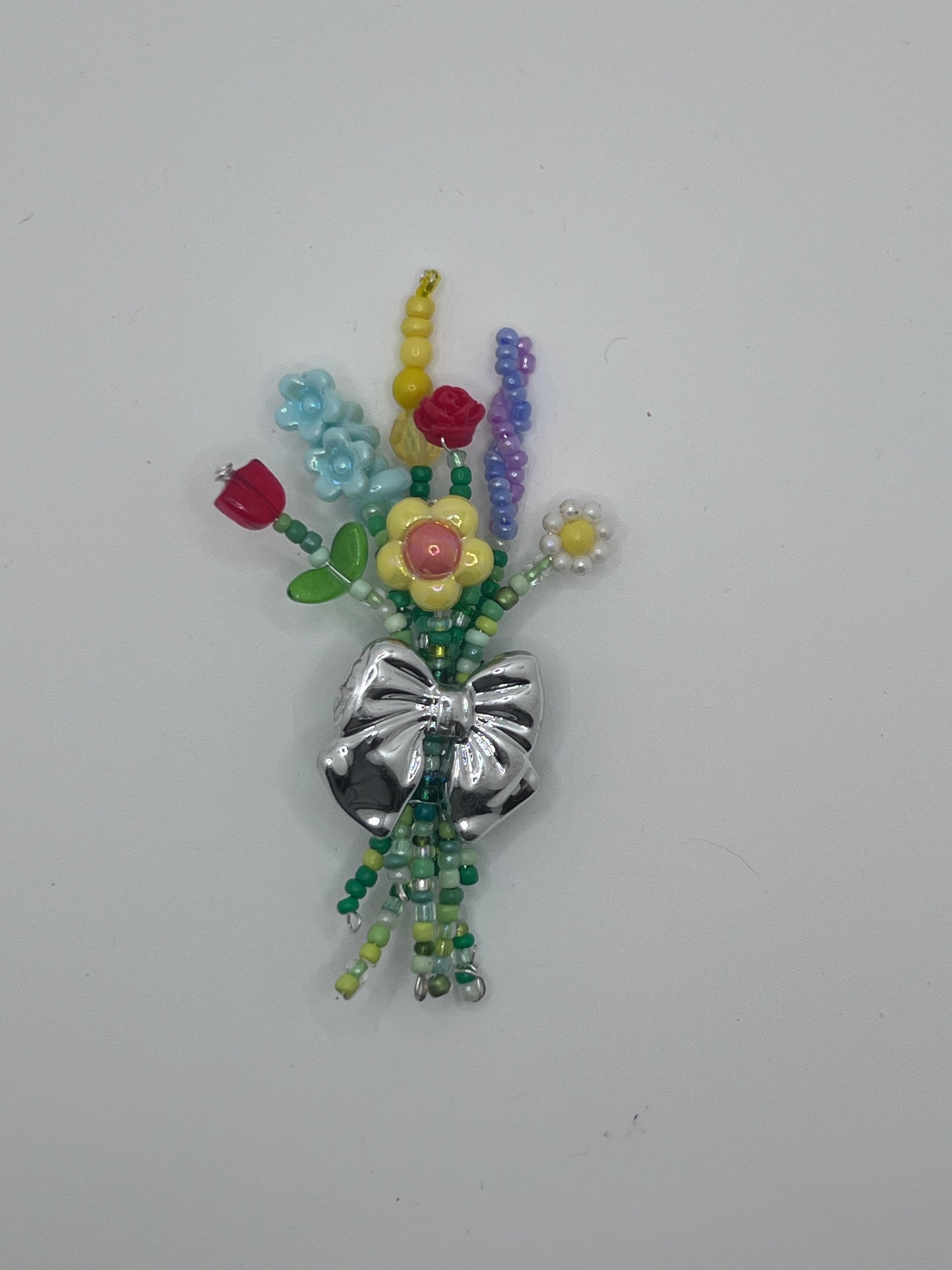 Floral Bouquet Magnet with Bow 832