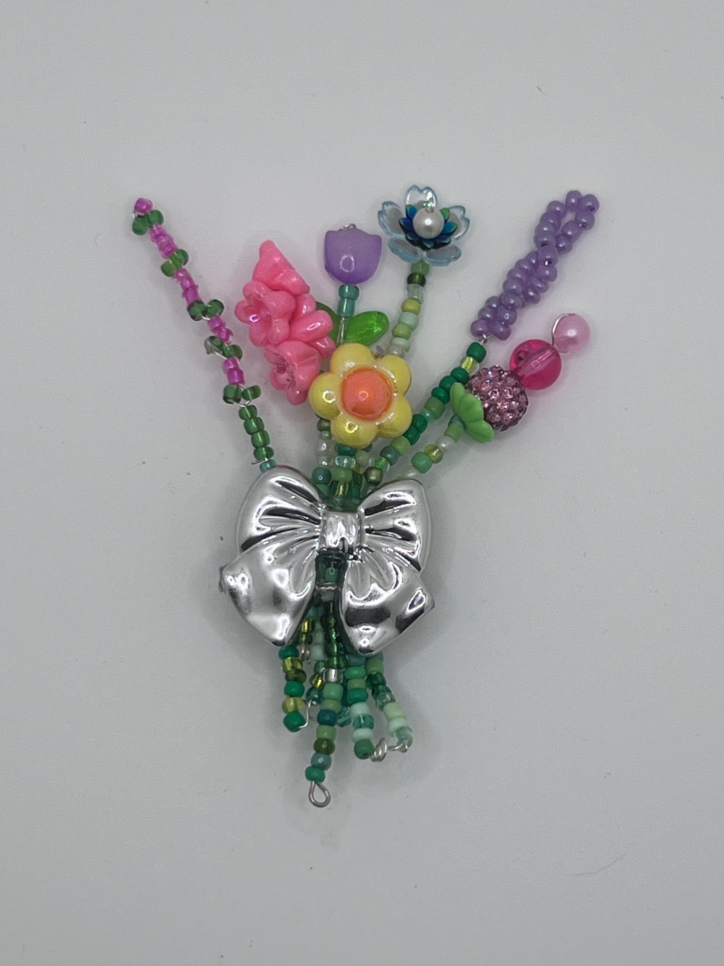 Floral Bouquet Magnet with Bow 833