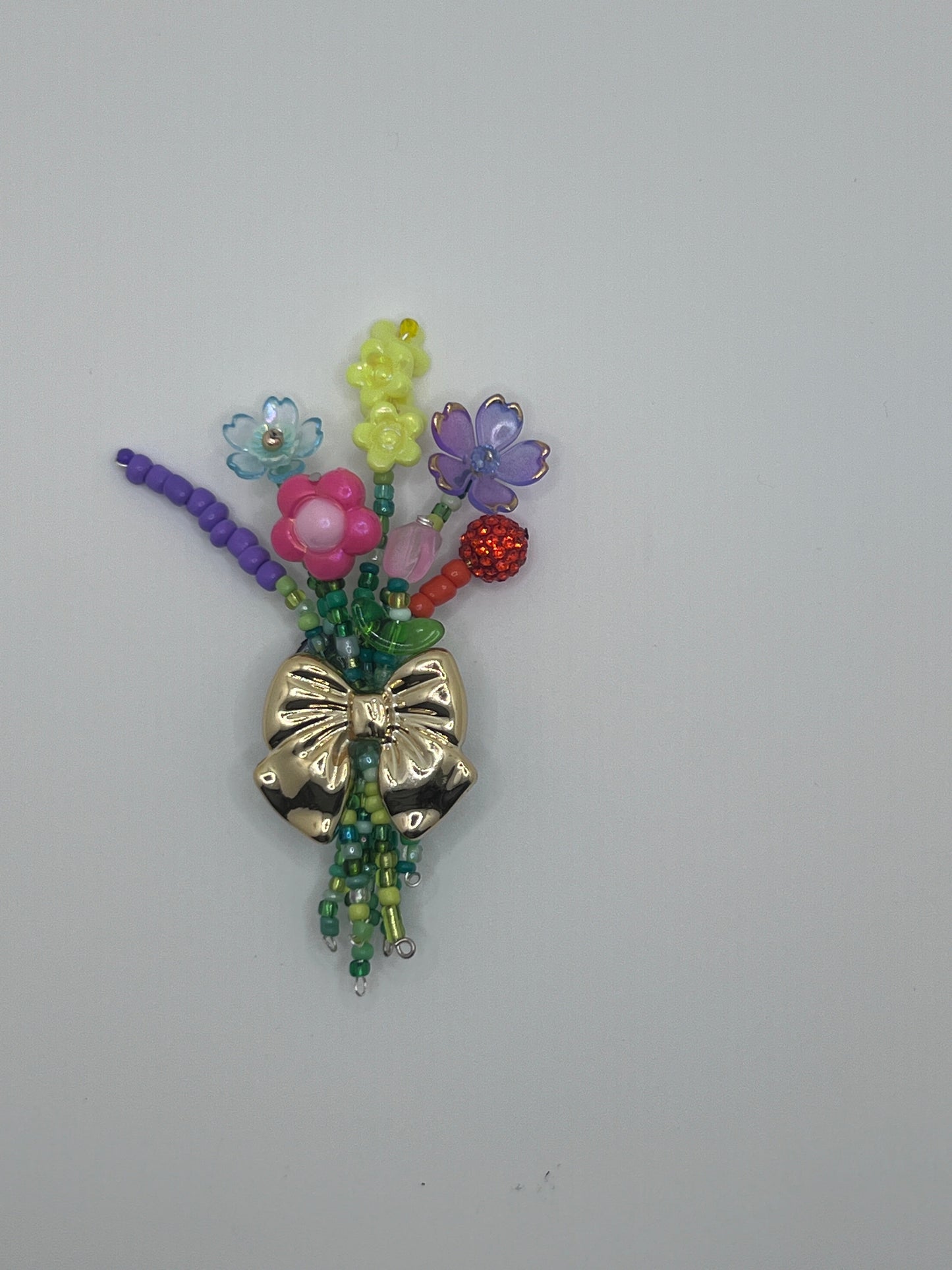 Floral Bouquet Magnet with Bow 838