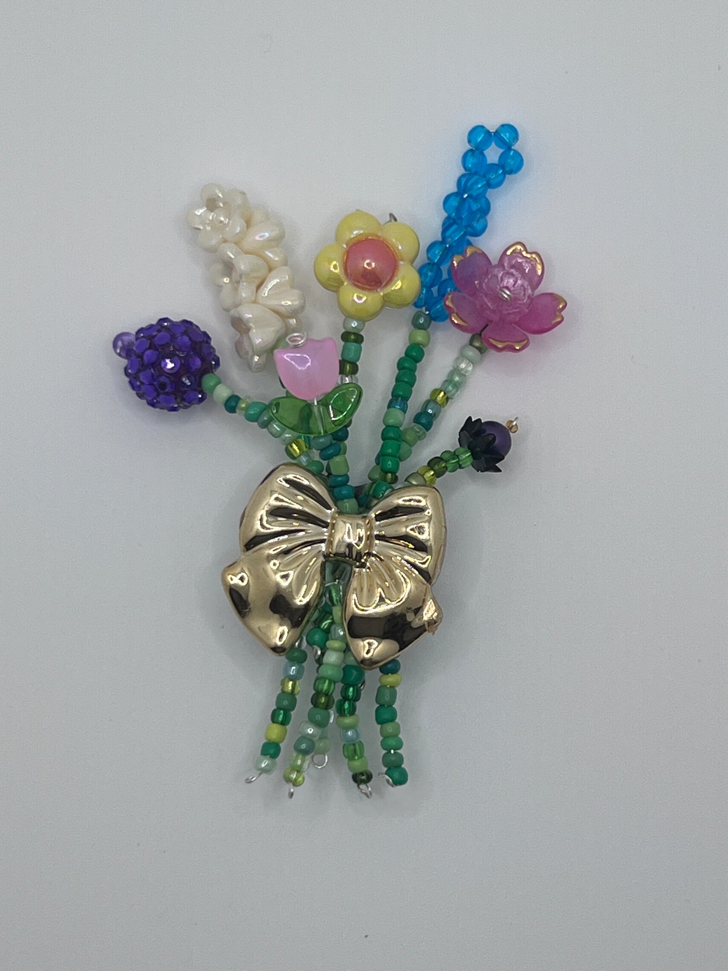 Floral Bouquet Magnet with Bow 839