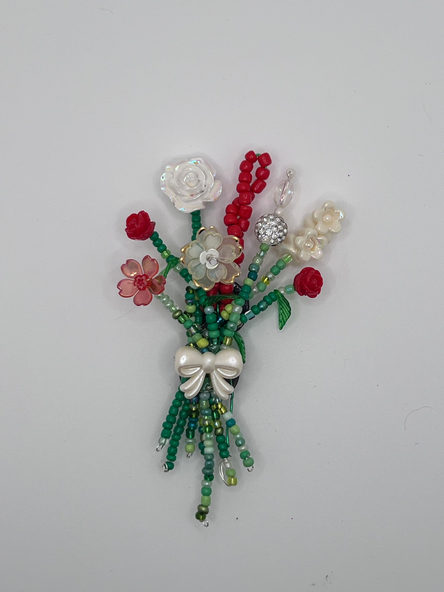 Floral Bouquet Magnet with Bow 963