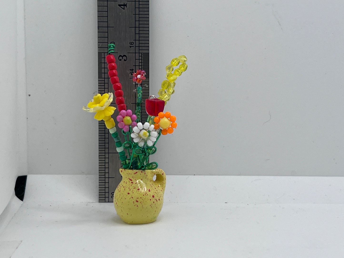 Floral Bouquet Magnet Yellow Vase