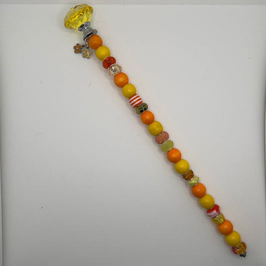 Garden Stake / Magic Wand Orange & Yellow