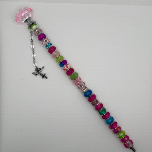 Garden Stake / Magic Wand - Pink, Green, Blue