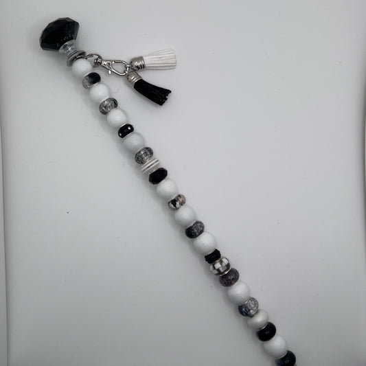 Garden Stake / Magic Wand Black & White