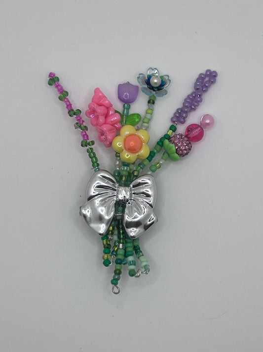 Floral Bouquet Magnet with Bow 833