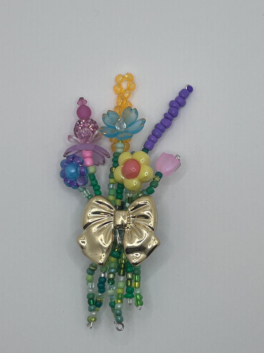 Floral Bouquet Magnet with Bow