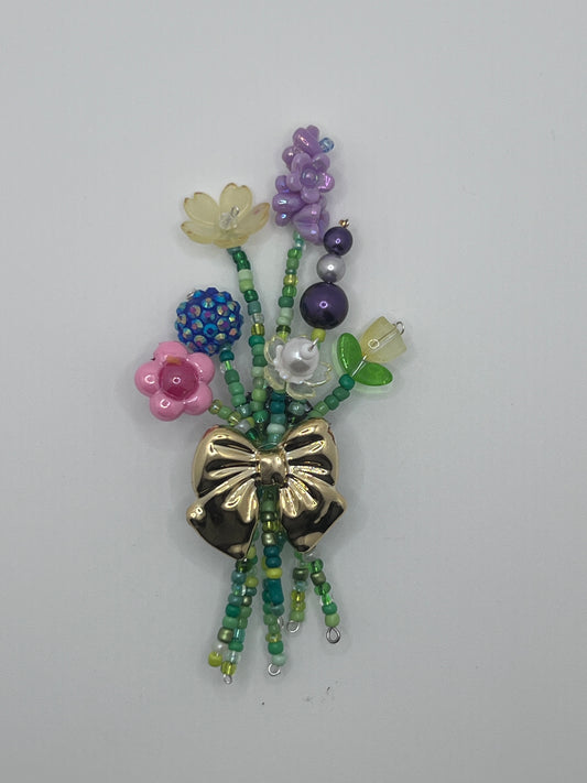 Floral Bouquet Magnet with Bow 4