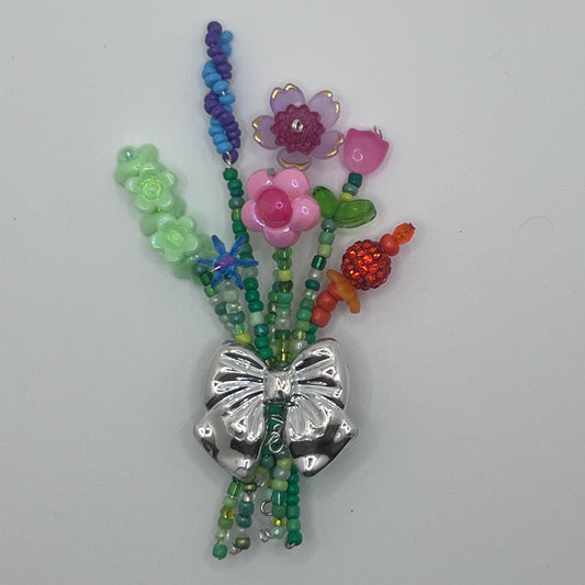 Floral Bouquet Magnet with Bow 3