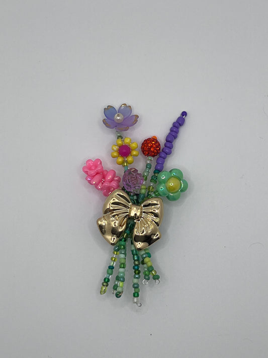 Floral Bouquet Magnet with Bow 844