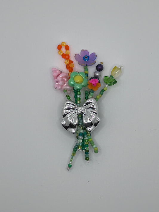 Floral Bouquet Magnet with Bow 845