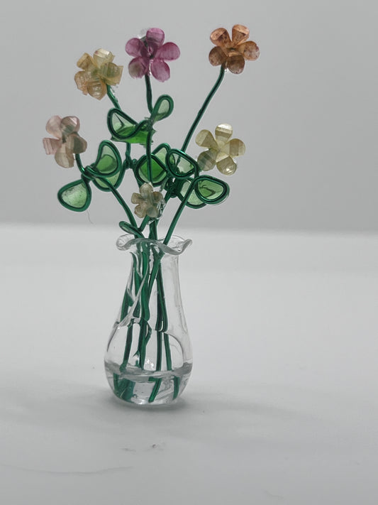 Floral Bouquet in Clear Vase