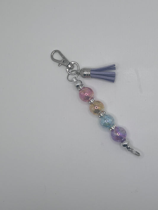 Keychain - Pastel Stick with Tassel